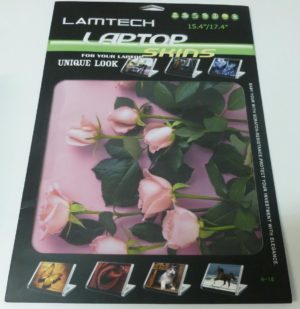 Προστατευτική μεμβράνη Lamtech για Laptop 15.4-17.4 (Pink Roses)