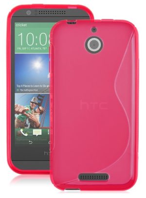 Θήκη TPU GEL Με Γραμμή S για HTC Desire 510 Ρόζ (OEM)