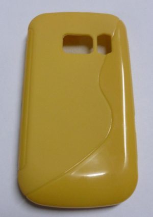 Θήκη TPU GEL S-Line για Alcatel One Touch (OT-918/OT-918D) Κίτρινη (OEM)