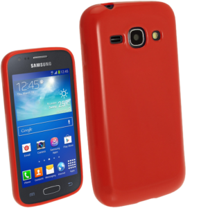 Samsung Galaxy Ace 3 S7270 TPU Gel Θήκη Κόκκινη OEM