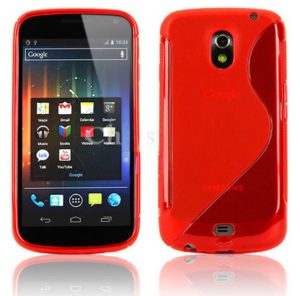 Samsung Galaxy Nexus i9250 Θήκη Σιλικόνης S-Line TPU Κόκκινο (ΟΕΜ)