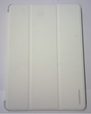 ipad Air / Air 5 - Δερμάτινη Θήκη με Πίσω Πλαστικό Κάλυμμα 3Fold Λευκό (OEM)