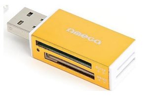 Omega Card Reader Universal Πάνω από 64GB Χρυσό