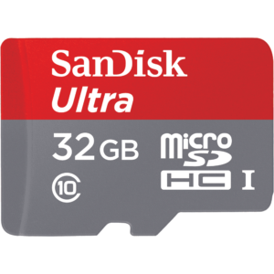 Sandisk Ultra micro SDHC/ SDXC UHS-I Card with SD Adapter 32GB 80MB/S SDSQUNC-032G-GN6MA