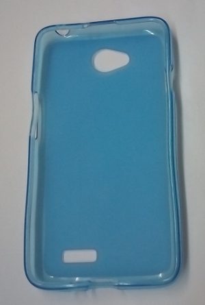 LG L65 L70 - Θήκη TPU Gel Διαφανές Γαλάζιο (ΟΕΜ)