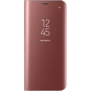 Clear View Case Cover για Samsung Galaxy A20e Ροζ