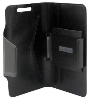 Θήκη Universal Flip Book Large για Κινητά Τηλέφωνα 3.5 -4.3 Foldable Grap Μαύρο