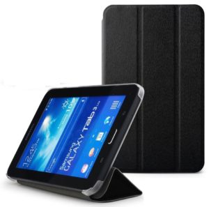 Δερμάτινη Θήκη για το Samsung Galaxy Tab 3 7 P3200 Μαύρη (ΟΕΜ)