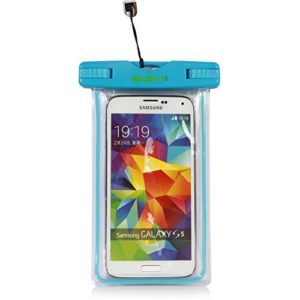 Αδιάβροχη θήκη για κινητά / mp3 έως 5.7 intses - Μπλέ Transparent Waterproof Case for various mobile phones (OEM)