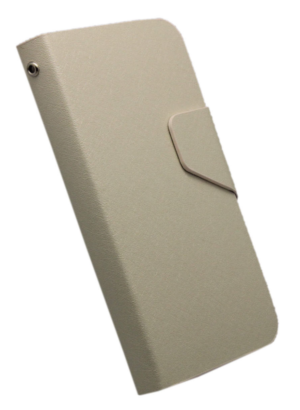Δερμάτινη Stand Θήκη/Πορτοφόλι για Alcatel One Touch Pop C5 (OT-5036D) Λευκό (OEM)