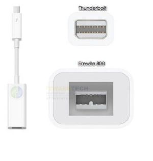 Αυθεντικό Apple Thunderbolt σε FireWire Adapter για MacBook (A1463)