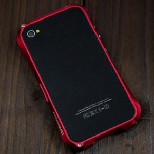 Deff Μεταλλική Θήκη Bumper Cleave για iPhone 4/4S - Κόκκινο