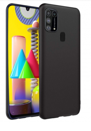 Θήκη ματ tpu σιλικονη μαλακή πίσω κάλυμμα για Samsung Galaxy M31 - μαυρο χρωμα (oem)