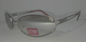 Γυαλιά ήλιου Action AC2003 60 20-125 με μονόχρωμους φακούς και μεταλλικό σκελετό & καφέ (OEM)