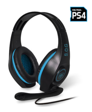 Spirit of Gamer PRO-SH5 Ps4 Headset 40mm Hp Blk/Blue