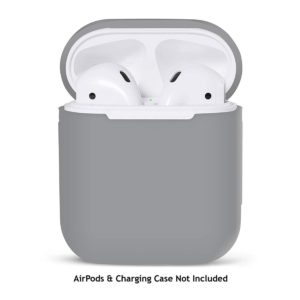 Θηκη Προστασιας AirPods Case Protective Silicone Cover and Skin for Apple Airpods Charging Case Γκρι