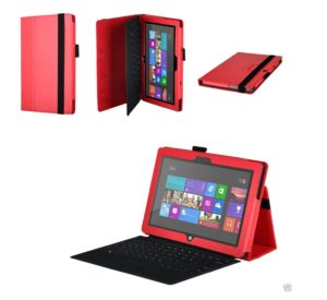 Δερμάτινη Θήκη για το Microsoft Surface Pro 2 10.6 Κόκκινη (OEM)