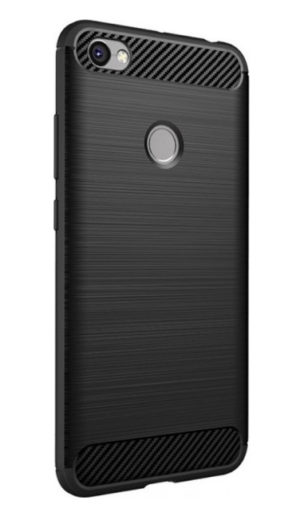 Powertech Θήκη Carbon Flex για Xiaomi Redmi Note 5A Prime Black