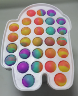Pop It Παιχνίδι ΑντιΣτρες - Bubble νερομπογιες χρωματισμος Πλαισιο Among Us (oem)(bulk)