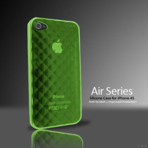 Θήκη σιλικόνης TPU Gel Air Series για iPhone 4G/4S Πράσινο