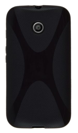 Motorola Moto E Dual SIM XT1022 - Θήκη Σιλικόνης X-Line Gel TPU Μαύρο (OEM)