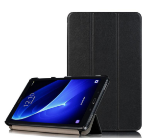 Θήκη Tri-fold με πίσω κάλυμμα σιλικόνης / Slim Book Case για το Samsung Galaxy TAB S 8.4 T700-T705 Μαυρο (oem)