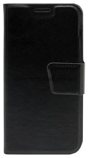 Lenovo Vibe X2 - Δερμάτινη Θήκη Flip Book Foldable Μαύρη (NORTONLINE)