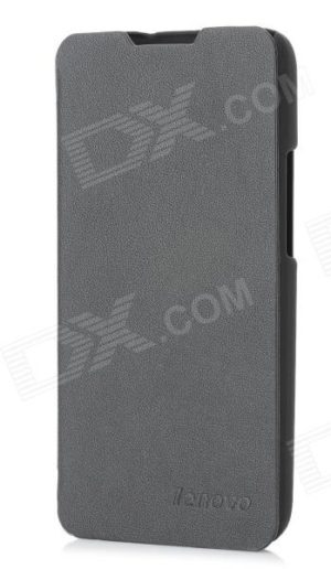 Lenovo A760 - Θήκη πορτοφόλι δερμάτινη μαύρη (OEM)