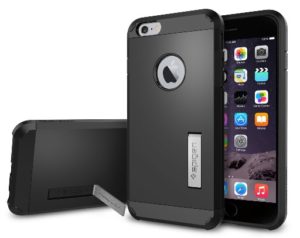 Apple iPhone 6 4.7 - Θήκη Slim Armor Με Kickstand Μαύρο (Oem)
