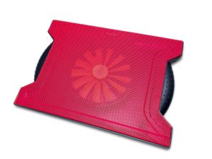 Omega Chilly Notebook Βάση Ψύξης με 4 Θύρες USB για Laptops 15.6 Κόκκινο OMNCP8088R