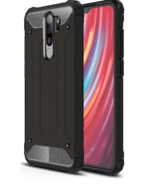 Armor Back Cover Ενισχυμένης Σκληρής Σιλικόνης για Xiaomi Redmi Note 8 - Μαύρο (bulk)(OEM)