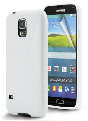 Samsung Galaxy S5 Mini G800F - Θήκη TPU GEL S-Line Λευκό (ΟΕΜ)