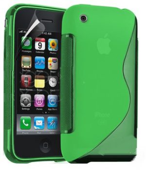 iPhone 3G / 3GS Θήκη Σιλικόνης TPU S-Line - Πράσινο