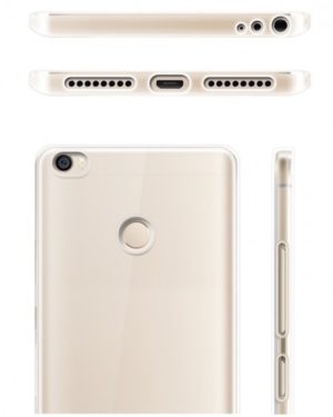 Θήκη Σιλικόνης Πίσω Κάλυμμα για το Xiaomi Mi Max 2 Διάφανη (OEM)