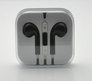 Ακουστικά με μικρόφωνο handsfree earpods για iPhone 5 - Μαύρο (OEM)