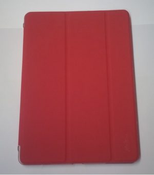 ipad Air / Air 5 - Δερμάτινη Θήκη με Πίσω Πλαστικό κάλυμμα 3Fold Κόκκινο (OEM)