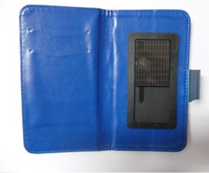 Θήκη Universal Flip Book Large για Κινητά Τηλέφωνα Από 4 εως 4.8 Gel Μπλε