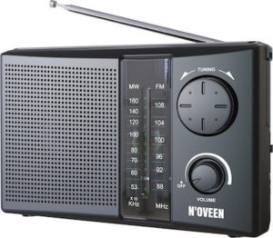 N Oveen PR450 Φορητό Ραδιόφωνο Ρεύματος / Μπαταρίας με Bluetooth Μαύρο