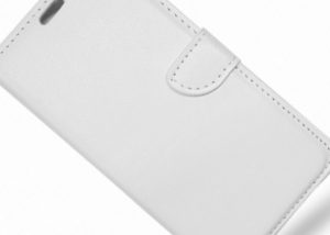 Δερμάτινη Θήκη Πορτοφόλι Με Πίσω Κάλυμμα Σιλικόνης για Samsung Galaxy G5308 Άσπρη (ΟΕΜ)