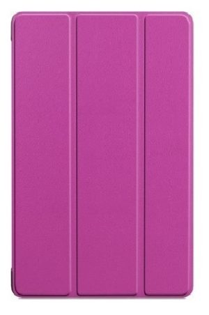 Δερμάτινη Θήκη Tri-fold με πίσω κάλυμμα σιλικόνης / Slim Book Case for Huawei MediaPad M5 Lite 10.1 Pink (oem)