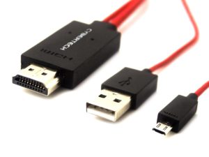 Μετατροπέας MHL Micro USB σε HDMI Καλώδιο για Samsung Galaxy S4 i9500 / S5 G900 / Note 2 N7100 / Note 3 N9005 1.8m (OEM)