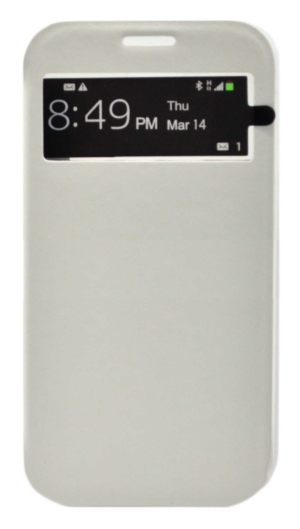 Samsung Galaxy S4 i9505 - Θήκη Book S-View Baseus Folio Λευκή - Frost