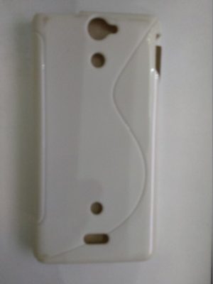 Sony Xperia V Θήκη Σιλικόνης TPU Gel - Aσπρο