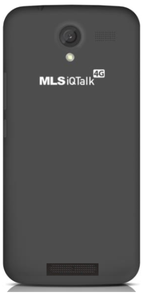 Αυθεντικό Πίσω Καπάκι για MLS Color 4G - Μαύρο