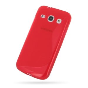 Θήκη TPU GEL για Samsung Galaxy Core Plus G350 κόκκινη