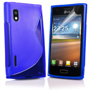 LG Optimus L5 E610 / E612 Silicone Case S Line TPU Gel Blue (ΟΕΜ)