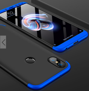 Θήκη Bakeey™ Full Plate 360° για Xiaomi Redmi Note 5/ Note 5 Pro Μπλε/Μαύρο