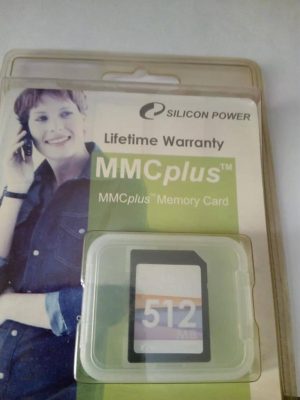Κάρτα μνήμης MMCPLUS Silicon Power 512mb