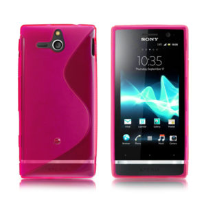 Θήκη σιλικόνης S-Line TPU Gel για Sony Xperia U Ροζ