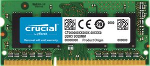 Crucial 4GB DDR3L PC3-10600 1.35V CT4G3S1339MCEU SODIMM for Apple Macbook Pro, iMac and Mac mini